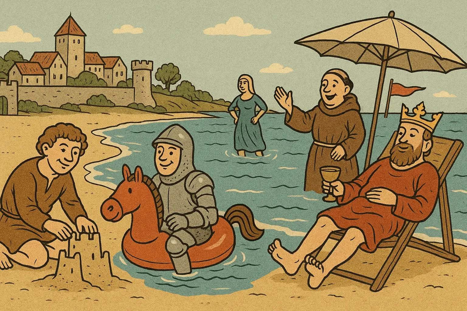 Jak wyglądały wakacje w średniowieczu? (I kto w ogóle je miał?)